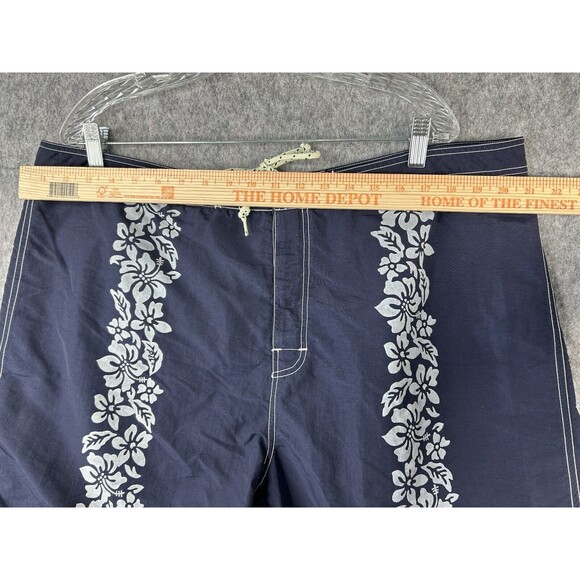 VTG Polo Sport Ralph Lauren Men's Swim Trunks Board Shorts Floral Size 40 - Picture 8 of 9
